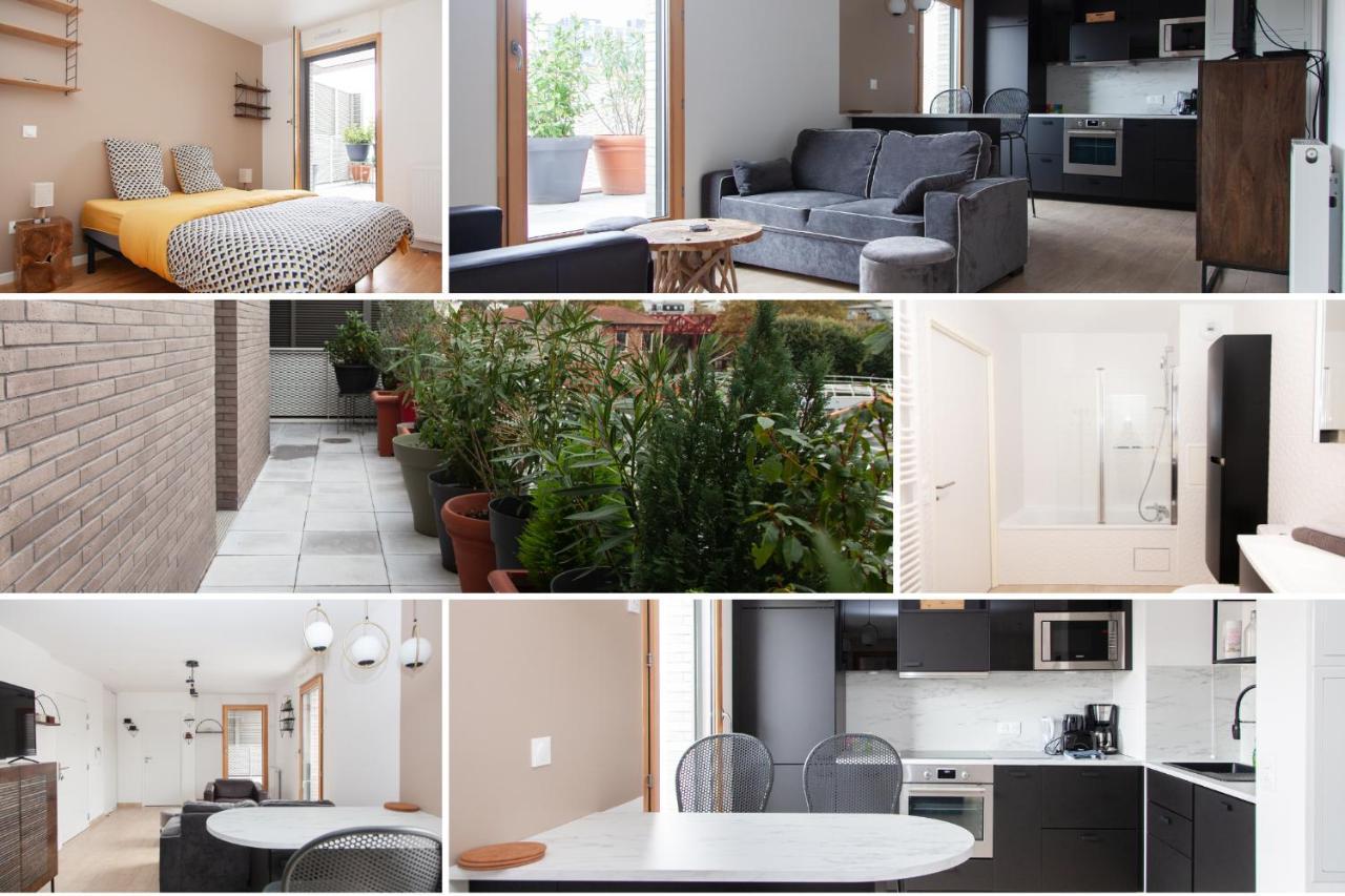 Appart Chic & Elegant-Metro 7 Leo-Lagrange+Parking วีลุชวีฟ ภายนอก รูปภาพ