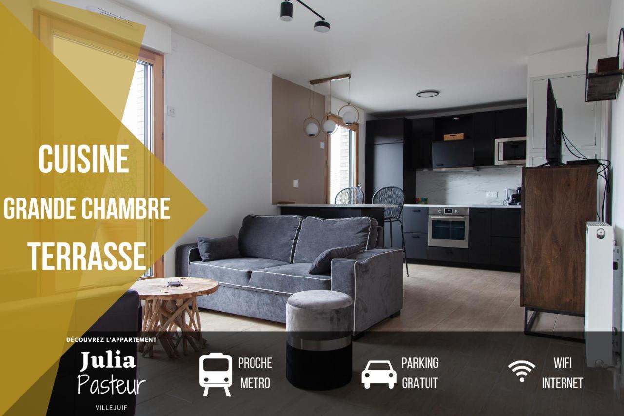 Appart Chic & Elegant-Metro 7 Leo-Lagrange+Parking วีลุชวีฟ ภายนอก รูปภาพ